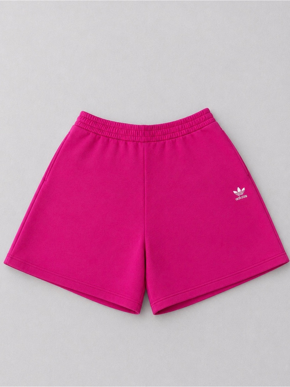 adidas Women’s Fuchsia Trefoil Athletic Shorts